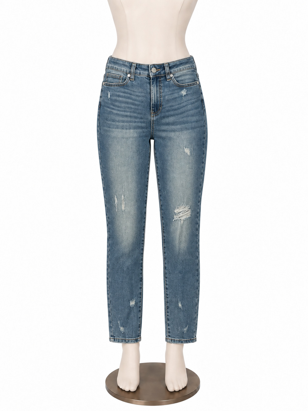 Kendall + Kylie High Rise Distressed Skinny Jeans Size 7/28